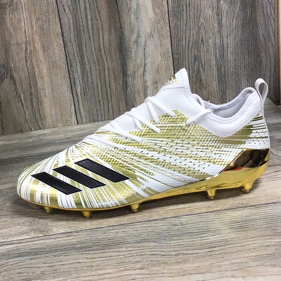NEW Adidas Adizero 5-Star Metallic Football Cleats - Picture 3 of 6
